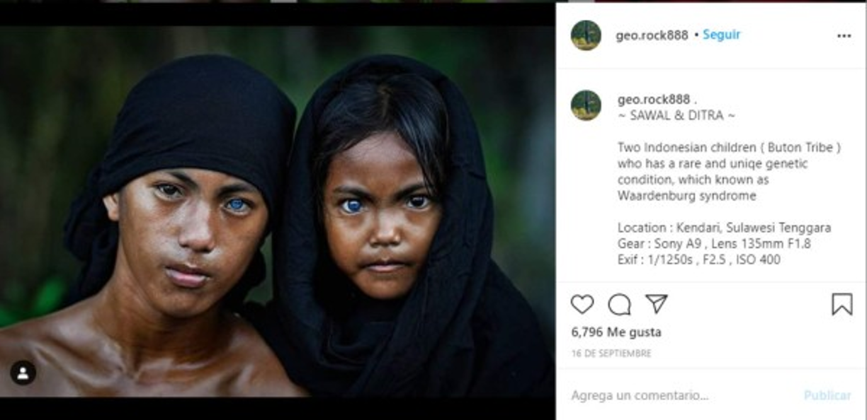 El lente de Pasaribu, fotografió los peculiares rasgos de los miembros de una tribu en la isla de Buton.