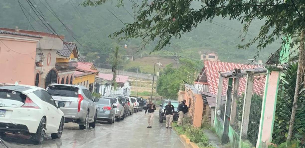 Esta es la casa de la familia del fiscal German Silva ubicada en la colonia Centenario de Santa Rosa de Copán.