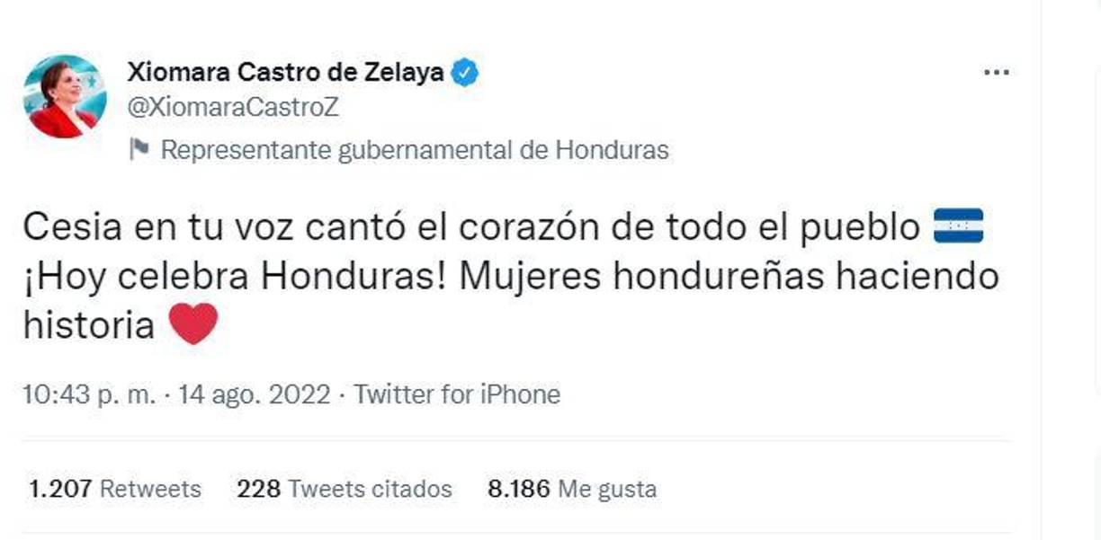 FOTOS: Así fue la reunión de la presidenta Xiomara Castro con Cesia Sáenz