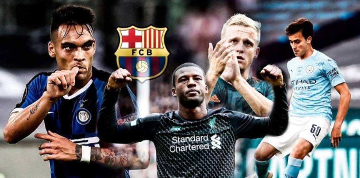Además de Georginio Wijnaldum (Liverpool) y Memphis Depay (Lyon), Ronald Koeman tiene en su lista de posibles fichajes para el Barcelona a Lautaro Martínez (Inter de Milán), Donny van de Beek (Ajax) y Eric García (Manchester City).