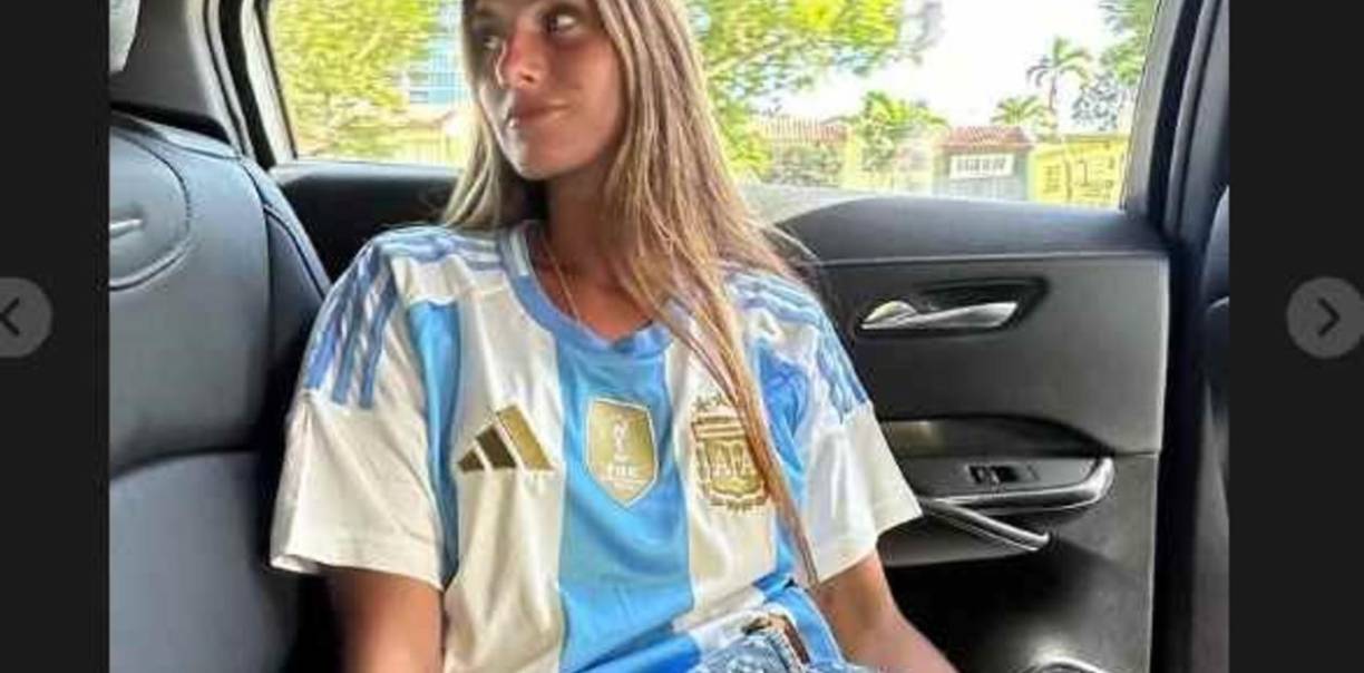 La hija del ex jugador Diego Latorre, Lola Latorre, también dio el presente en la final de la Copa América.