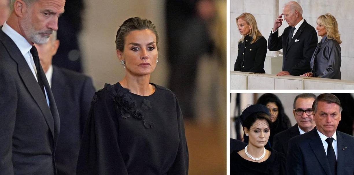  El Reino Unido recibe este domingo a los jefes de Estado y dignatarios mundiales que asistirán el lunes al funeral de la reina Isabel II, fallecida a los 96 años tras siete décadas en el trono y que ya se han presentado en la capilla ardiente para rendir homenaje a la monarca británica.