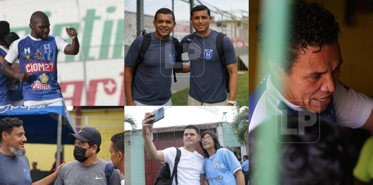 En el Estadio Humberto Micheletti se vivió una linda tarde deportiva ya que leyendas del fútbol hondureño llegaron para enfrentar a un combinado de la selección progreseña.