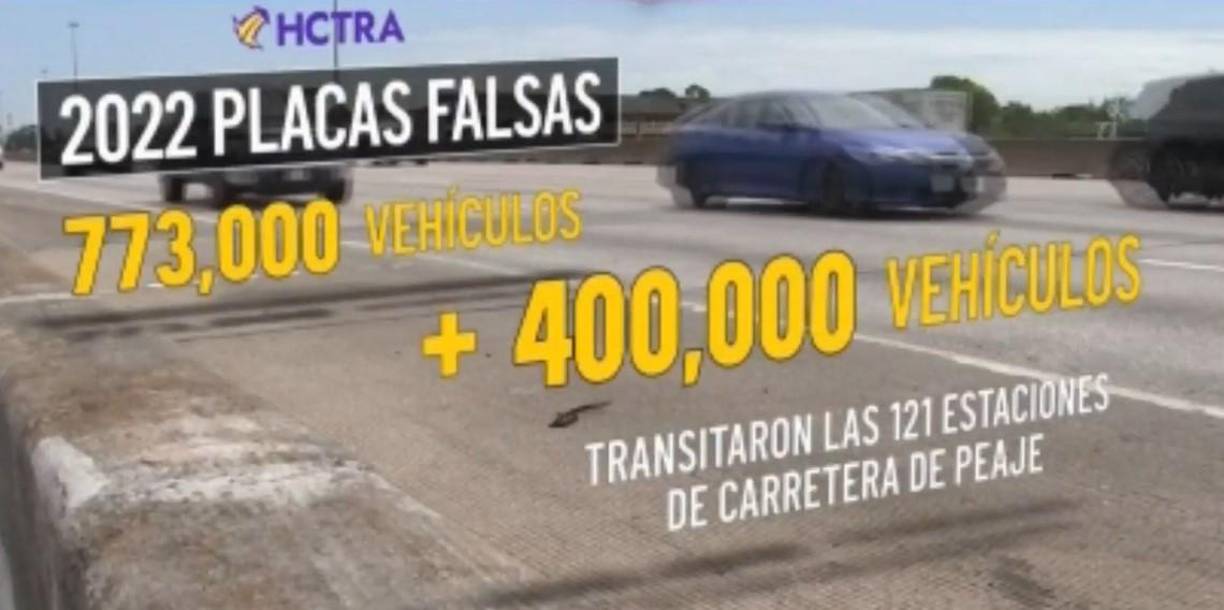 En un reporte de Telemundo se detalló que solo en 2022 se decomisaron 773,000 placas falsas en Houston por lo que autoridades piden eliminar las placas de papel.