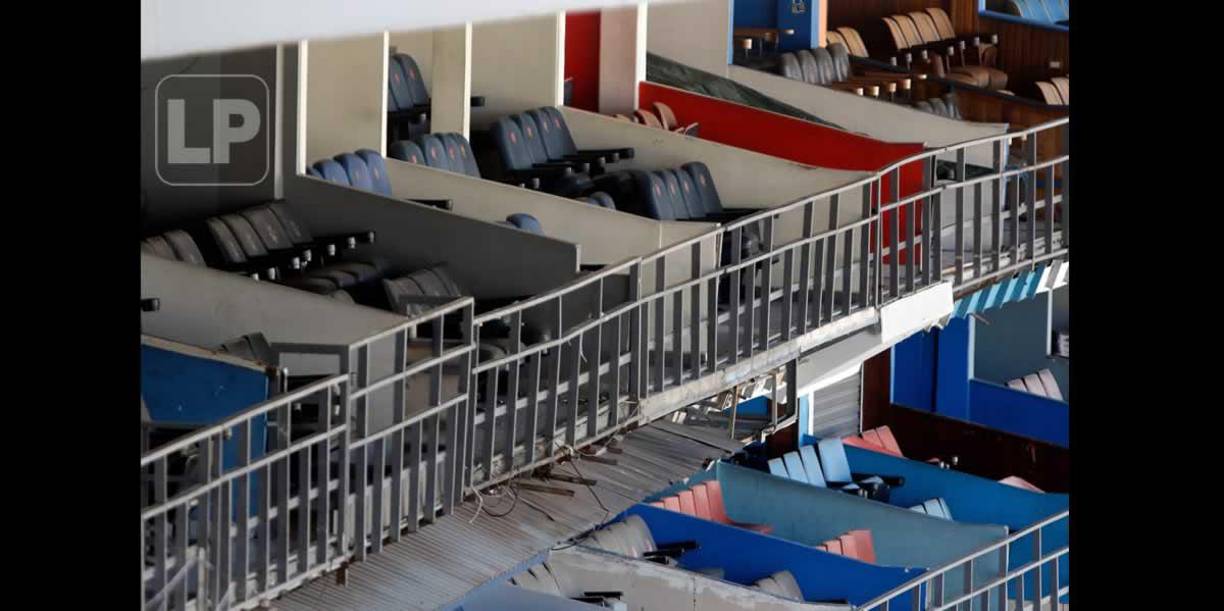 Así lucen los palcos del estadio Nacional, los cuales son usados por sus respectivos dueños.