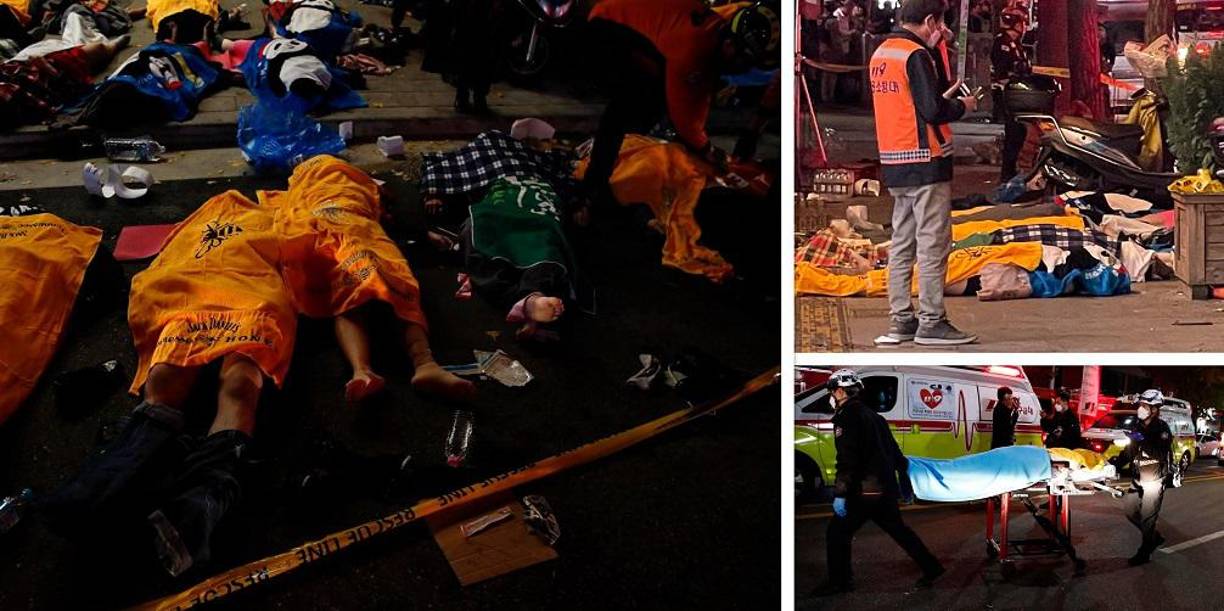 Escenas de terror en Seúl tras mortal estampida en Halloween que dejó 153 muertos