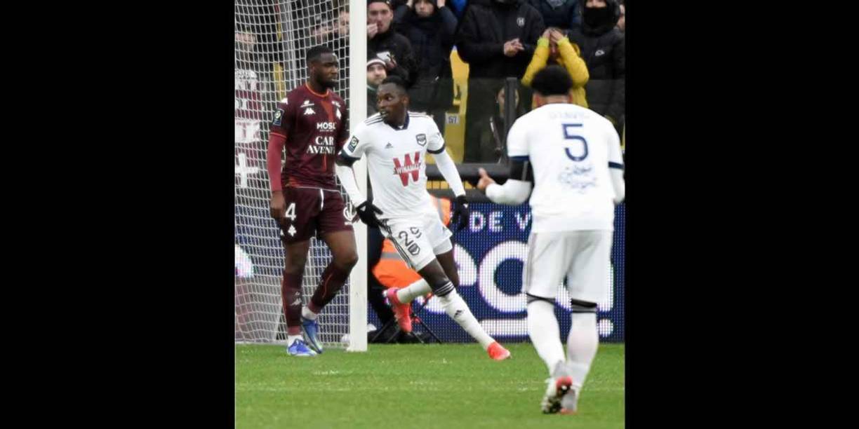 El delantero de la Selección de Honduras sumó su segundo partido consecutivo marcando con el Burdeos.
