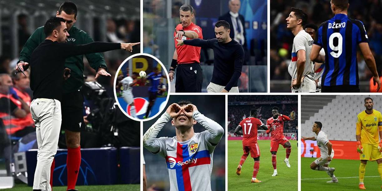 En imágenes la derrota del FC Barcelona (1-0) contra el Inter de Milán en el estadio Giuseppe Meazza por la UEFA Champions League. Xavi Hernández terminó muy enfadado y Robert Lewandowski desaparecido.