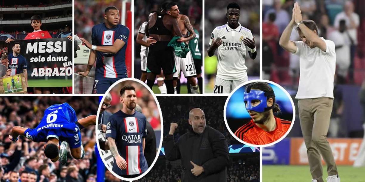 Las imágenes más llamativas que nos dejó el segundo día de la tercera jornada de la UEFA Champions League. Haaland, Guardiola, Messi, Vinicius y otros protagonistas.