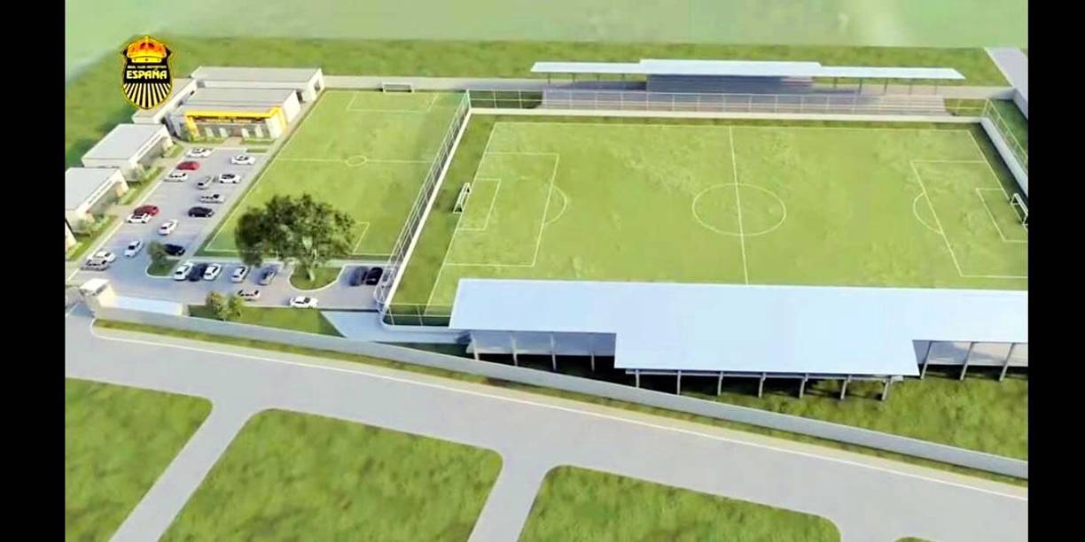 Así quedaría el complejo deportivo del Real España.