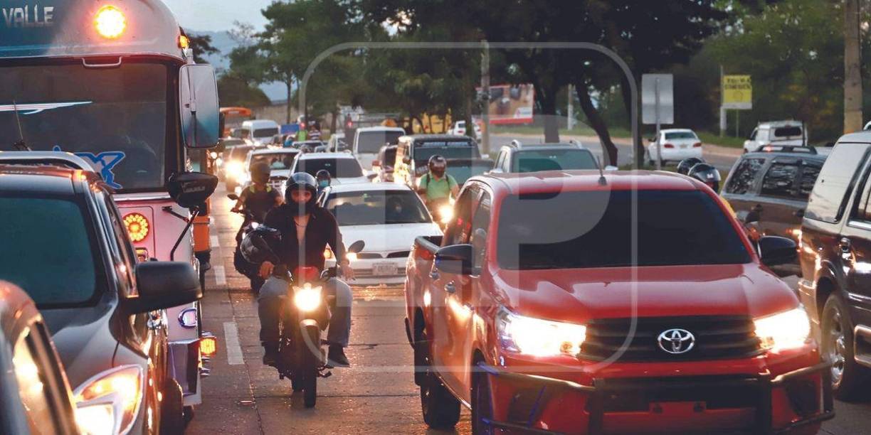 La salida al sur es la más utilizada por los vehículos en esa región del país. 