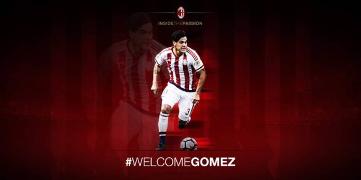 Gustavo Gómez ya es nuevo jugador del Milan. A cambio de 8 millones, el central paraguayo cambia Lanús por el conjunto italiano y pasa a formar parte de la plantilla de Montella, que ha conseguido a su central.