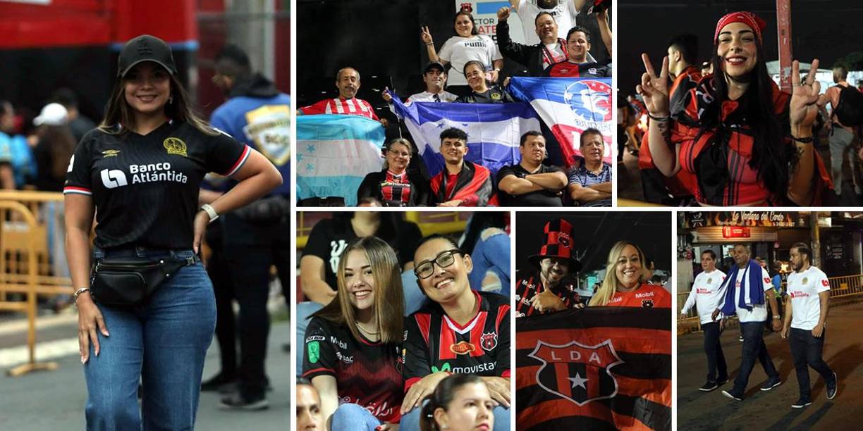 Las imágenes del gran ambiente que se vivió en el partido de vuelta de la final de la Liga Concacaf 2022 entre Alajuelense y Olimpia en el estadio Alejandro Morera Soto. Los olimpistas dijeron presente.