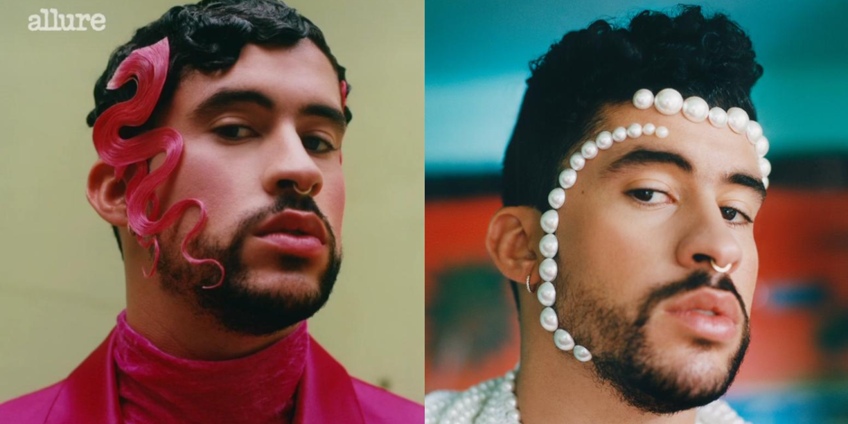 El conejo malo expuso joyas y maquillaje en su rostro. 