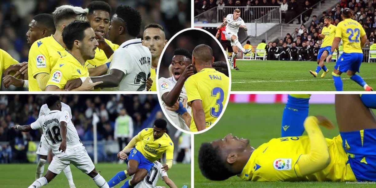 Las imágenes del partido que ganó el Real Madrid (2-1) al Cádiz con el hondureño Antony ‘Choco‘ Lozano de titular en el estadio Santiago Bernabéu, por la jornada 14 de la Liga Española 2022-2023.