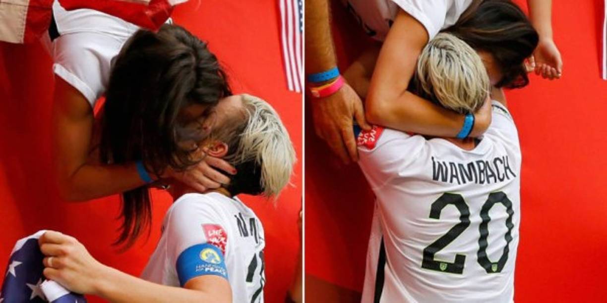 Abby Wambach tiene una relación con Sarah Huffman, con quien ya se casó.