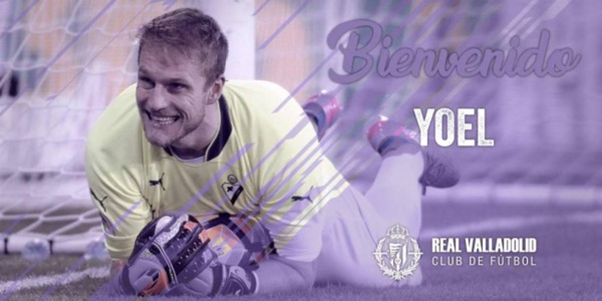 El español Yoel Rodríguez ya es nuevo portero del Valladolid. El arquero vigués llega cedido hasta el próximo 30 de junio tras renovar por el Eibar hasta 2021.
