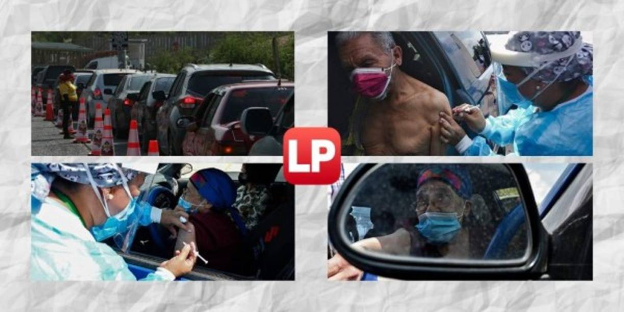 Los centros de vacunación con autoservicio, una medida tomada por Salud en los últimos días, abrieron operaciones a eso de las 8:00 am. en varios puntos de la capital hondureña.