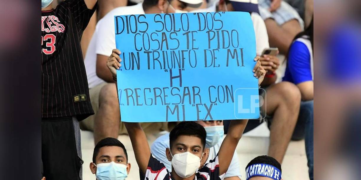 Las prioridades de este aficionado hondureño.