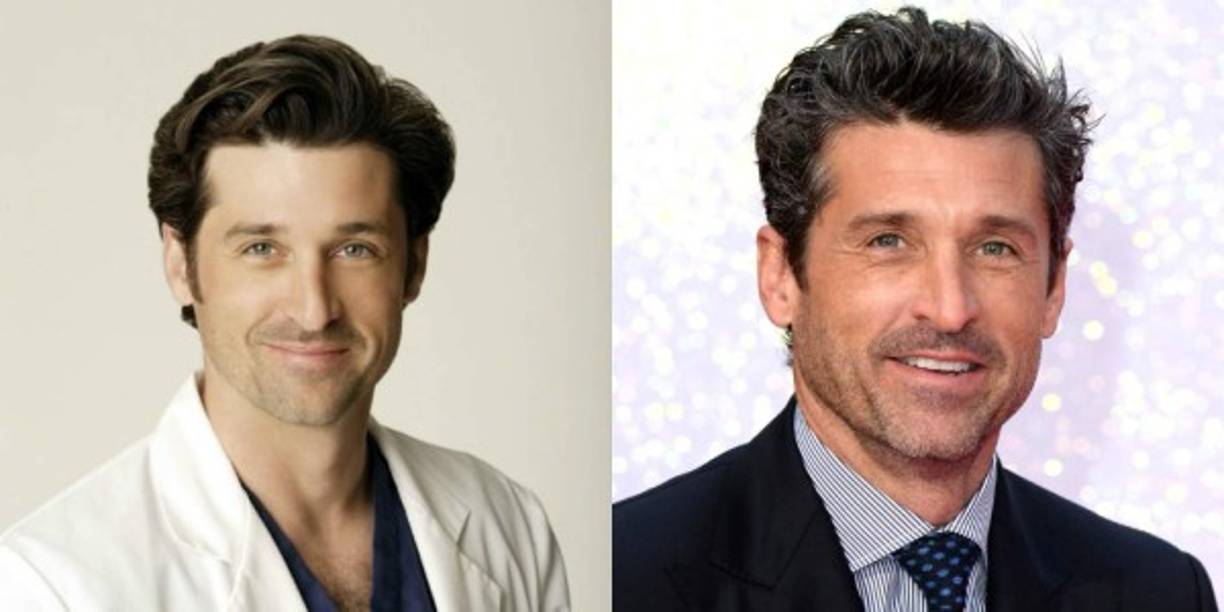 Patrick Dempsey (Dr. Derek Shepherd) años en el show 2005–2015<br/><br/>Desde que abandonó el show su última aparición fue en la cinta 'Bridget Jones's Baby' junto a Renée Zellweger y Colin Firth.