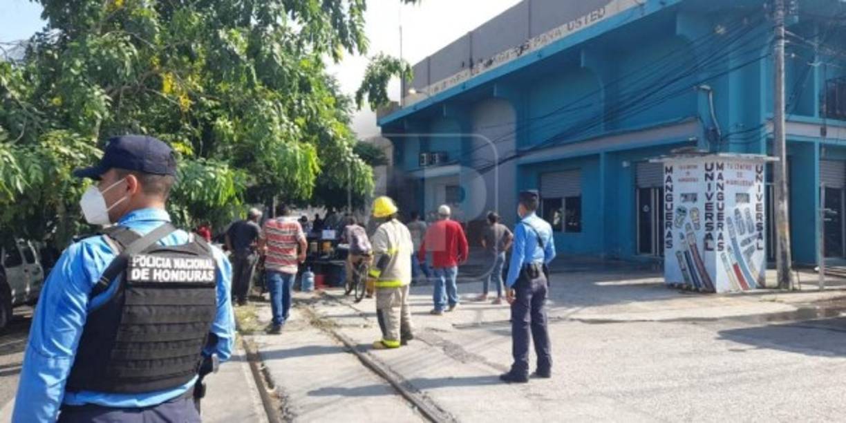 El siniestro ocurrió entre la 16 calle y 1 avenida del barrio Paz Barahona.