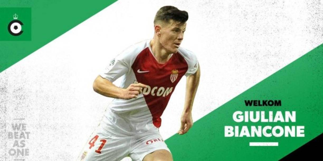 El lateral derecho Giulian Biancone (19) firma su primer contrato de categoría profesional con el Monaco, y jugará en la presente temporada como cedido en el Círculo de Brujas.