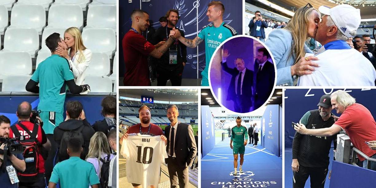 Las imágenes del día antes de la final de la UEFA Champions League entre Liverpool y Real Madrid en el Stade de France.