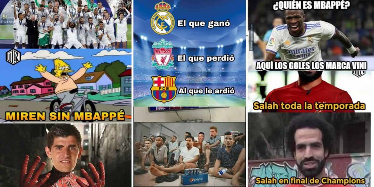 Los mejores memes que dejó la final de la Champions League 2021-2022 que ganó el Real Madrid al Liverpool (0-1) en París.