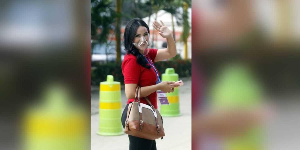 Las bellezas que cautivan en el partido Honduras-Jamaica en el Olímpico