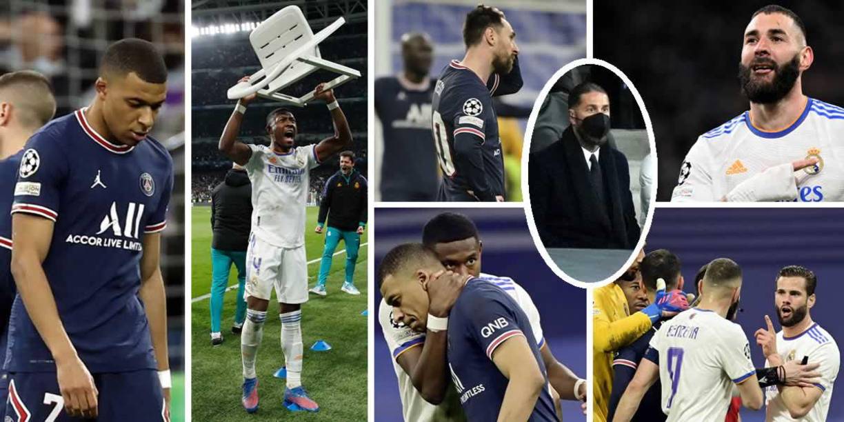 Las imágenes de la épica remontada del Real Madrid (3-1) para eliminar al PSG en la Champions League en una gran noche de Karim Benzema, autor de un triplete en una fiesta en el Bernabéu. Mbappé y Messi, protagonistas