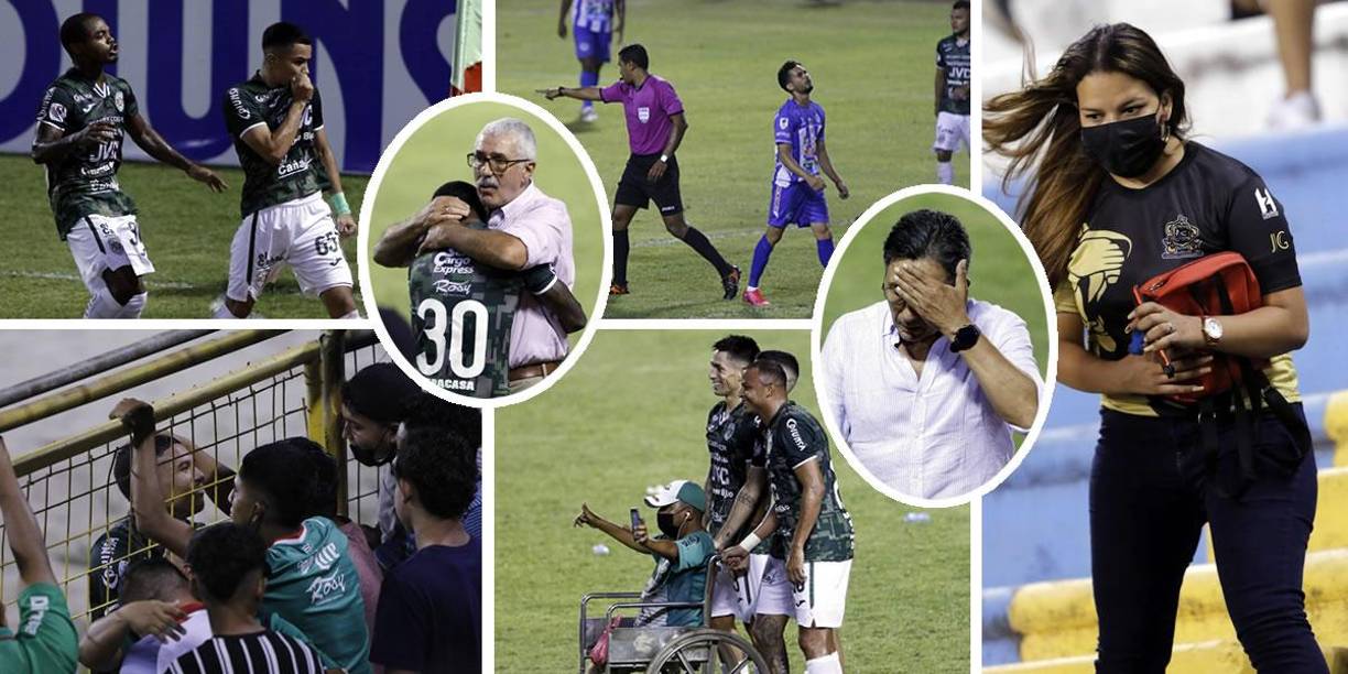 En imágenes el triunfo del Marathón (4-1) sobre el Victoria en la ida del repechaje. El Monstruo Verde celebró en el estadio Olímpico y quedó muy cerca de las semifinales del Torneo Clausura 2022.