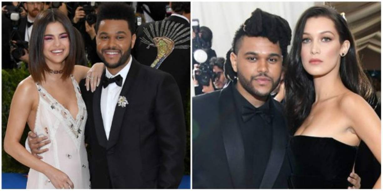 Selena Gómez y Bella Hadid.<br/><br/>La cantante comenzó a salir con el exnovio de la modelo, The Weeknd, lo que derivó en que la maniquí dejará de seguirla en sus redes sociales.<br/><br/>Tras un romance de menos de un año Gómez y The Weeknd terminaron por separarse a finales del 2017. Se rumora que el cantante ha vuelto a los brazos de la modelo de Victoria Secret.