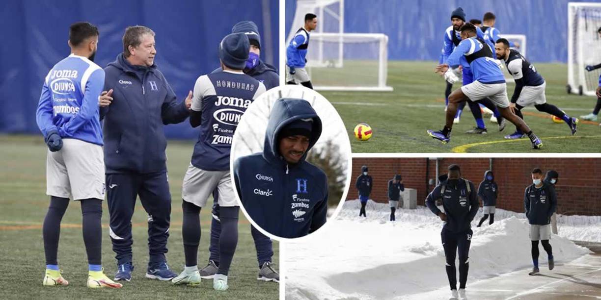 La Selección de Honduras realizó únicamente un entrenamiento en la fría ciudad de Minnesota, donde enfrentará a Estados Unidos en la jornada 11 de la eliminatoria de la Concacaf rumbo al Mundial de Qatar 2022.