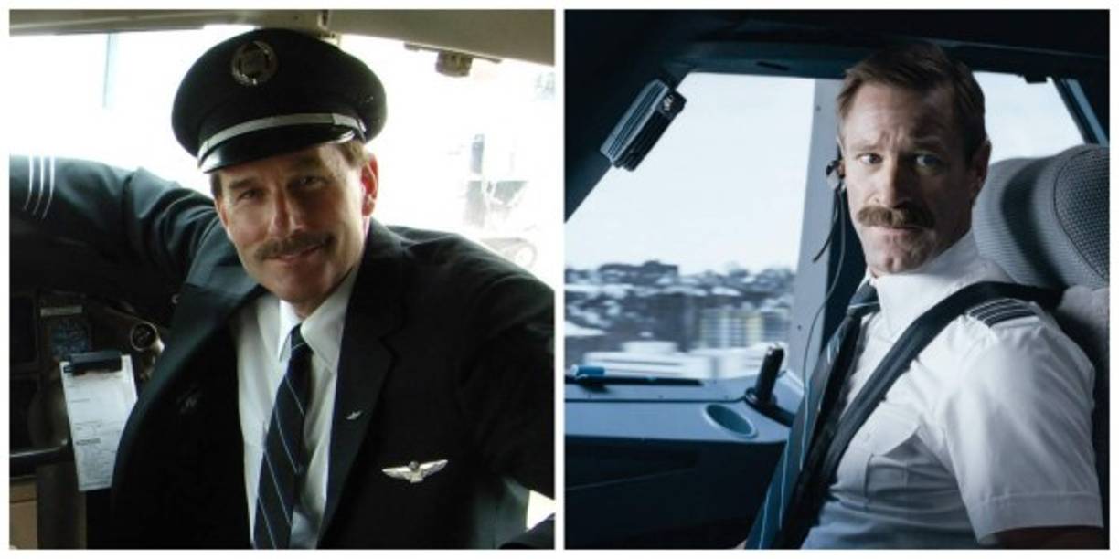 El reparto incluye además a Aaron Eckhart como Jeff Skiles, copiloto de Sully.