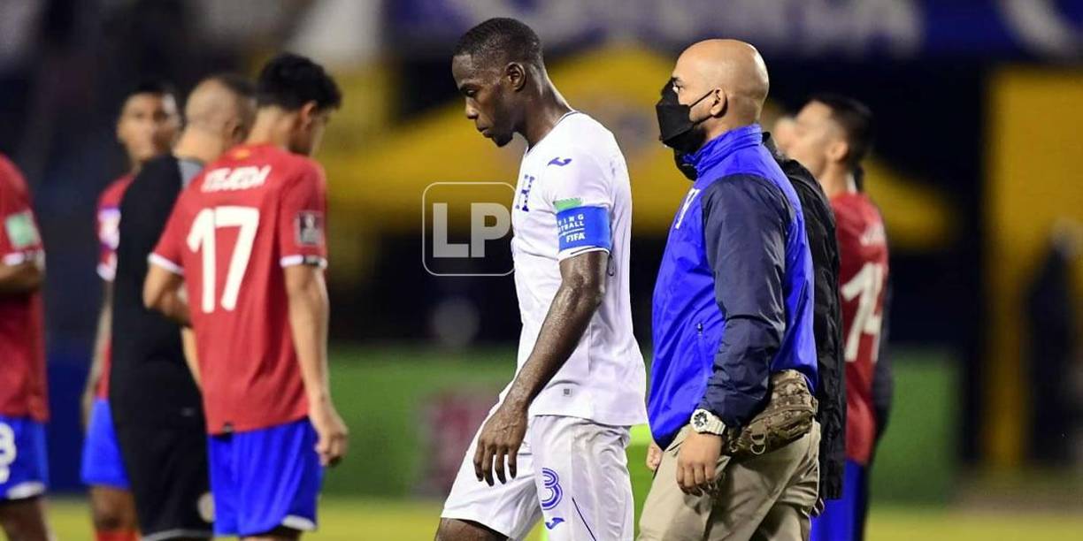 El capitán de Honduras, Maynor Figueroa, se marchó cabizbajo del Olímpico tras el gris empate.