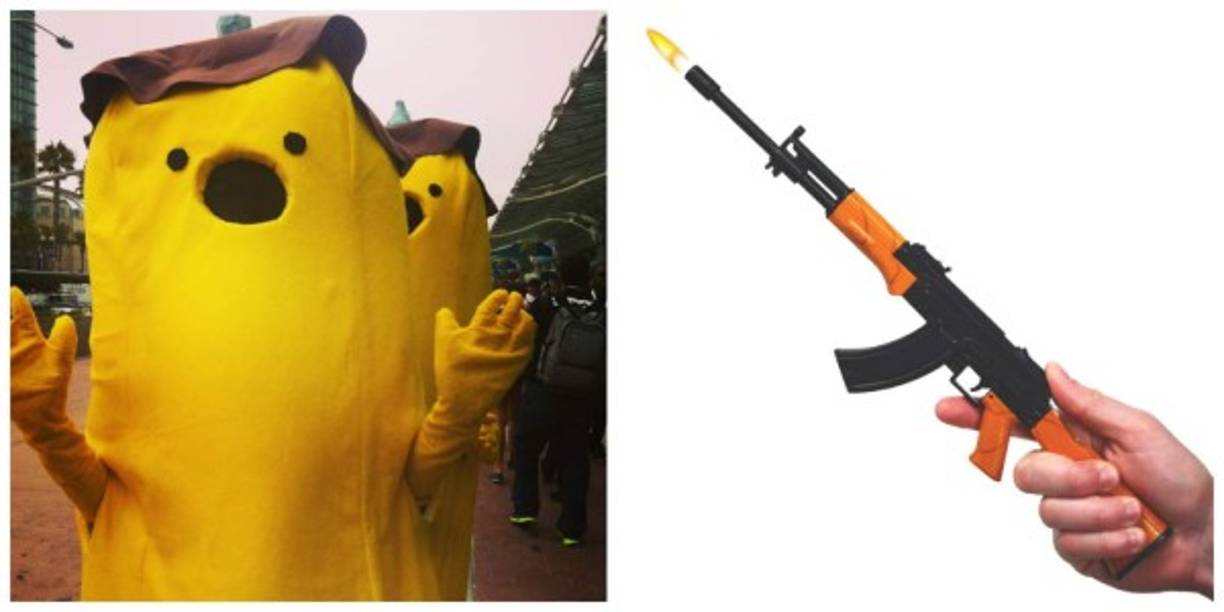 Según un artículo de The politics of poverty, hay más Restricción comercial para las bananas que para las AK-47.