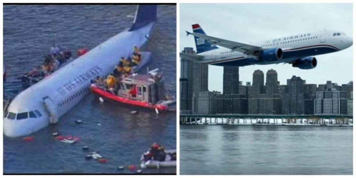 La nave, que llevaba 155 pasajeros, perdió la potencia de los dos motores al chocar con una bandada de aves pocos minutos después de despegar del aeropuerto Laguardia, en Nueva York.