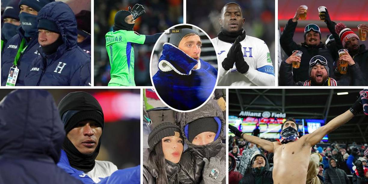 Las imágenes de la derrota de la Selección de Honduras (3-0) contra Estados Unidos, jugado bajo un horrible frío en el estadio Allianz Field de Minnesota, por la jornada 11 de la eliminatoria de la Concacaf camino al Mundial de Qatar 2022.