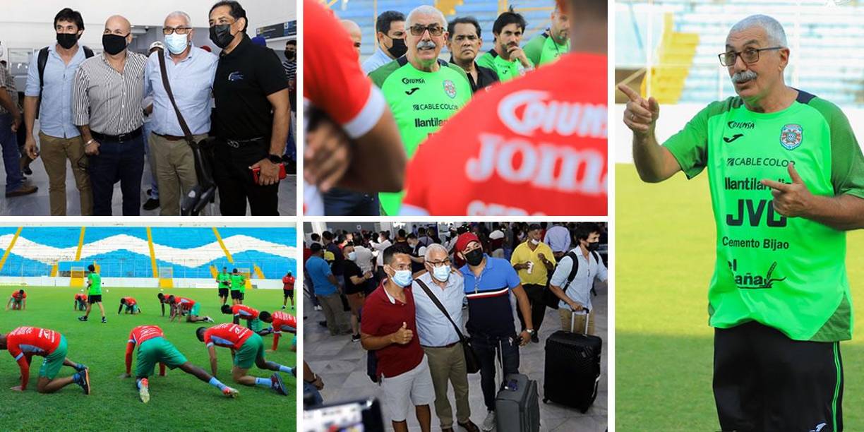 En imáganes, así ha sido el primer día de Manuel Keosseián en su regreso a la dirección técnica del Marathón. El uruguayo llegó al mediodía a Honduras y de inmediato se puso el overol de trabajo.