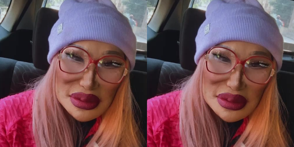 La actriz mexicana ha tenido apariciones en los medios de comunicación con diferentes pelucas y abundante maquillaje.