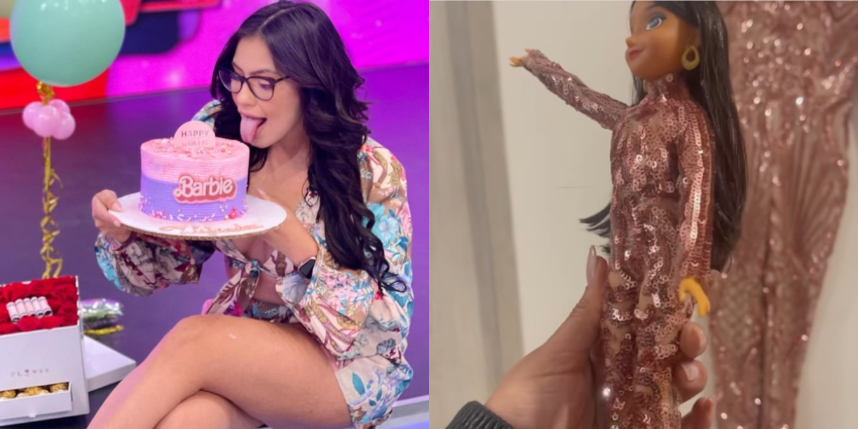 La popular presentadora hondureña publicó imágenes de su fiesta privada de cumpleaños, sorprendió a todos con su vestimenta. 