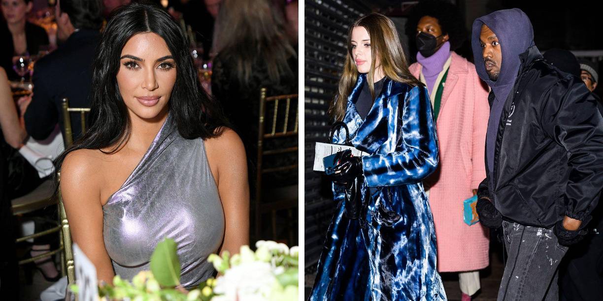Kanye también amenazó al nuevo novio de Kardashian, Pete Davidson, y luego le envió rosas a su casa de Los Ángeles, a pesar de que ella solicitó el divorcio el año pasado.