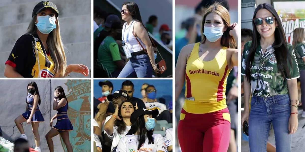 Ellas son las bellas chicas que adornaron la jornada 15 del Torneo Clausura 2022 de la Liga Nacional en los principales estadios de Honduras.