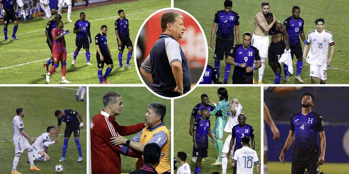 Las imágenes del último partido de la Selección de Honduras en un estadio Olímpico vacío, donde la Bicolor perdió (0-1) contra México en la penúltima jornada de la eliminatoria de la Concacaf rumbo al Mundial de Qatar 2022.