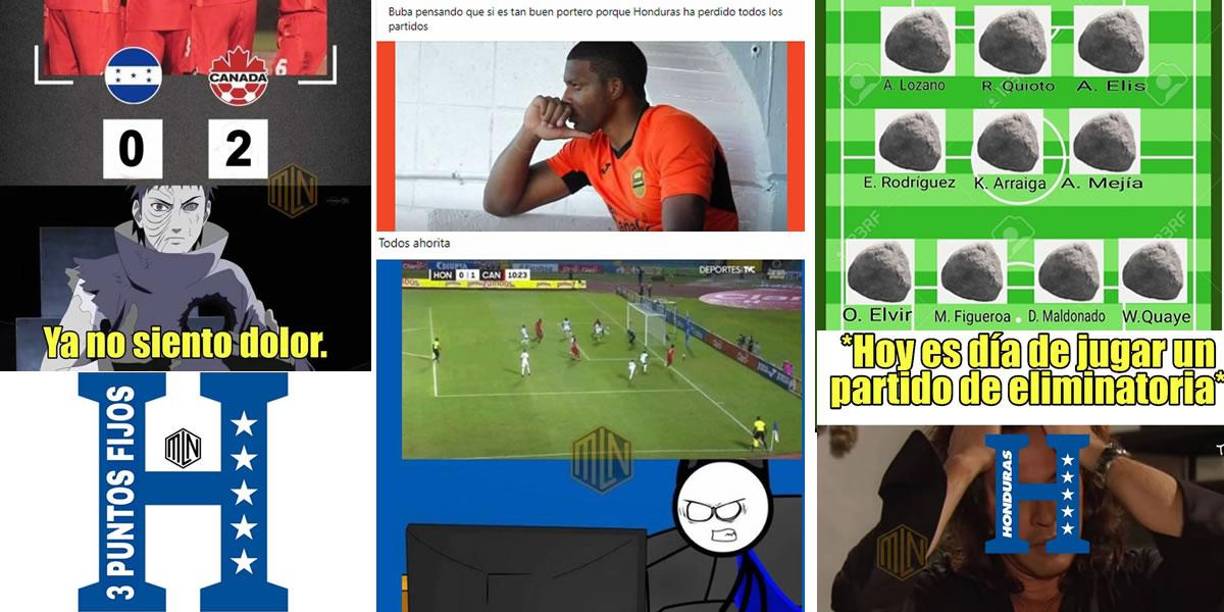 Los memes no perdonan a la Selección de Honduras tras perder contra Canadá en la octagonal de la Concacaf rumbo al Mundial de Qatar 2022.
