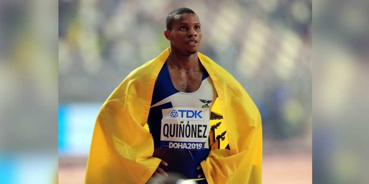 El espigado deportista posee la mejor marca nacional en los 200 metros planos con el crono de 19,87 segundos que impuso en la Diamond League de Lausana de 2019, año en el que cosechó el bronce en el Mundial de Doha con 19,98.