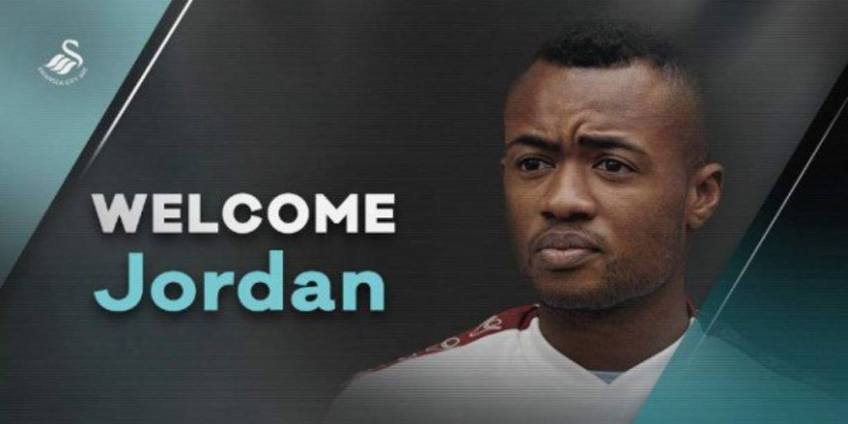 El Swansea City anuncia la llegada de Jordan Ayew, delantero francés, de origen ghanés, que llega procedente del Aston Villa.