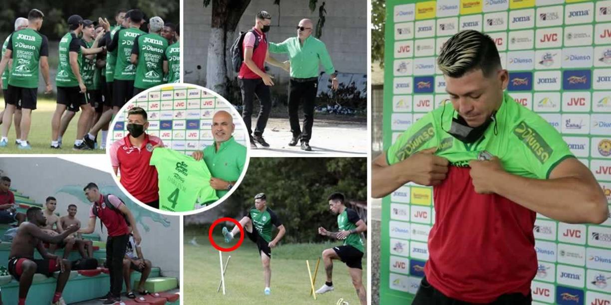 Francisco Martínez vivió su primer día como nuevo jugador del Marathón. ‘Paco‘ fue presentado a la plantilla y fue bien recibido. Usará otro nombre en su camiseta.