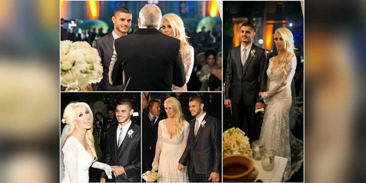 Wanda Nara y Mauro Icardi se casaron hace 7 años y tienen dos hijas.