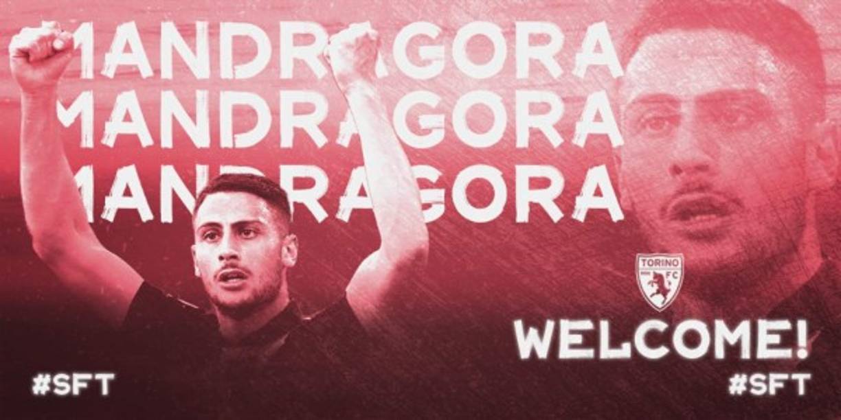 El Torino anunció el fichaje del centrocampista italiano Rolando Mandragora. El jugador procede de la Juventus de Turín y jugará cedido en el Toro hasta el 30 de junio de 2022. El Torino tendrá obligación de compra en el caso de que el jugador cumpla una serie de condicionantes determinados.